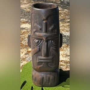 Kon Tiki Collectible Mug Tiki Farm 2017 Rare Ltd Edition Iron Oxide Brown Head